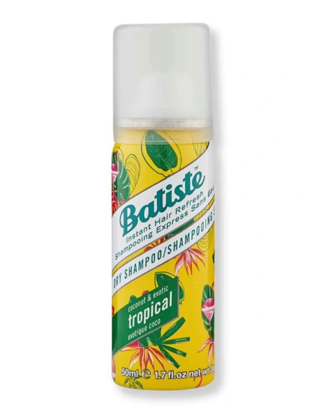 BATISTE Tropical Dry Shampoo Coconut & Exotic Mini Travel Purse Size 1.6oz NIP